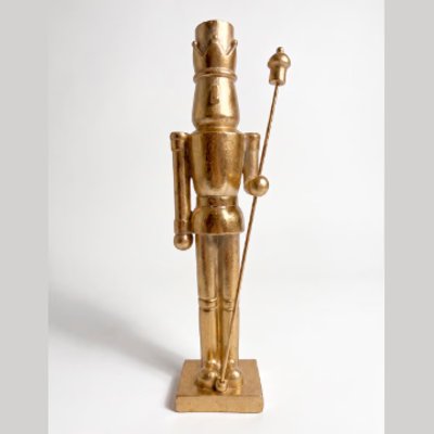 Figura decorativa navideña de cascanueces