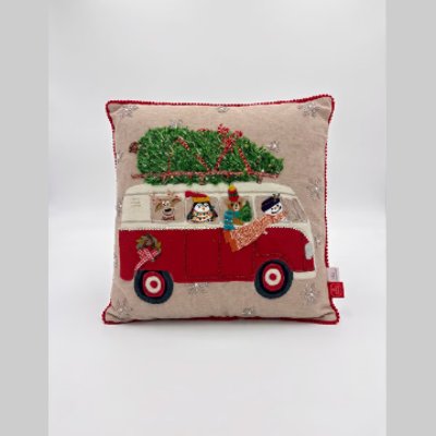 Decoración cojín navideño