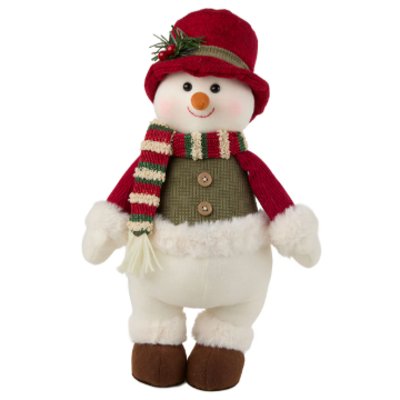 Figura decorativa navideña de muñeco nieve