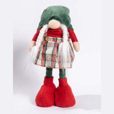 Figura decorativa navideña con forma de gnomo