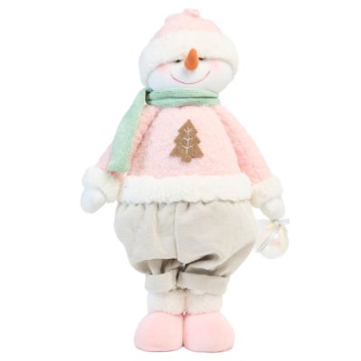 Figura decorativa navideña de muñeco nieve
