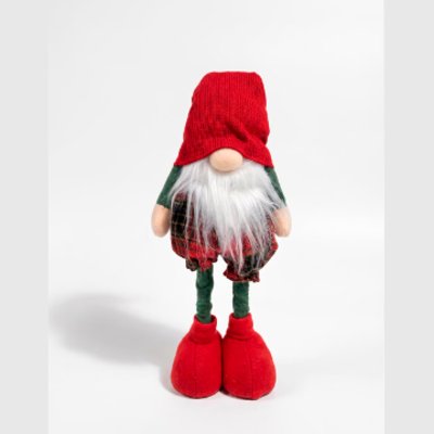 Figura decorativa navideña con forma de gnomo